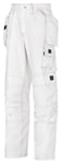 Snickers 32750909146 Pantalon de Peintre Taille 146 Blanc