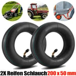 2Pack Inner Tube 200x50 Bent Valve For Razor Electric Scooter 200 x 50 8x2 Tyre