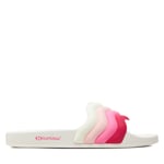 Sandaler och Slip-ons Superga Slides Curly Padded Strip 1908 S61277W Vit