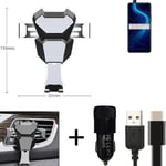 Car holder air vent mount for Huawei Honor X10 cell phone mount