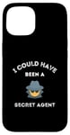 Coque pour iPhone 15 Spy Secret Agent Movie Books Fan Reader Dad Père Mom