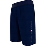 Tommy Hilfiger Tonal Logo Relaxed Lounge Shorts Mörkblå Small Herr