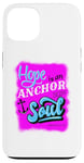 Coque pour iPhone 13 Hope is an Anchor to the Soul - Hébreux 6:19 Christian