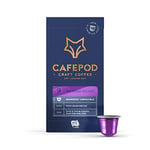 CafePod Craft Coffee Nespresso Compatible Aluminium Pods - UTZ Certified (Intense x 10 Pods)