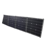 Panneau solaire, 18V, 200W, pliable, noir