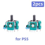 2 kpl korvaava 3D-analoginen joystick PS5/PS4/Switch Pro/Xbox One/Series Controller ThumbStick korjausosien lisävaruste