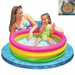 Baby Toddler Paddling Pool Inflatable Pond Swimming Kids Fun Summer Garden 61cm