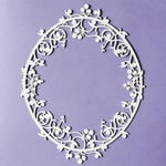 Creativ Chipboard Die Cuts - Ram med Blommor 14 x 18 cm