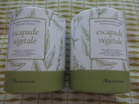 ESCAPADE SAUVAGE 2 x 75g  bougie parfumée thé vert et verveine Marionnaud