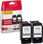 Cartouche 545 XL Noir,Encre PG-545 XL Remplacement pour Cartouche Encre Canon 545,Cartouches Imprimante 545XL pour Pixma TS3300 TR4500 TS3450 MG2550s TS3150 MX495 MX490 TR4550 TR4551 iP2850(Q237)