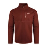 Weird Fish Mens Turlock Bonded Quarter Zip Fleece Top