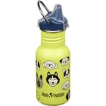 Klean Kanteen Kid Classic Narrow Sippy vattenflaska med pip 355 ml, dogs