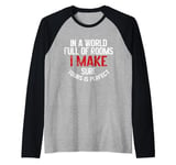 In a World full of Rooms i make yours perfect Hotel Manager Raglan Baseball Tee