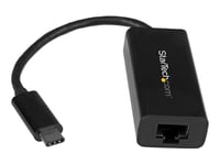 Startech.Com Usb C To Gigabit Ethernet Adapter - Black - Usb 3.1 To Rj45 Lan Network Adapter - Usb Type C To Ethernet (Us1gc30b) - Nettverksadapter - Usb-C - Gigabit Ethernet - Svart - For P/N: Hb30c3a1cfb, Hb30c3a1cfs, Tb33a1c