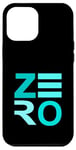 Coque pour iPhone 12 Pro Max Turquoise Zeroed In! Graphisme couleur turquoise