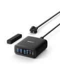 Anker USB C Charger, 6 Port Charging Station with 112W Power, for iPhone 16/15/14/13/12 Series, MacBook, Galaxy, iPad, and More (Cable Not Included)