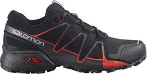 Salomon Speedcross Vario 2 Women's Trail Running Shoes, All surface grip, Foothold, and Protection, Black, 6.5