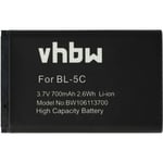 Vhbw - 1x Batterie compatible avec Altina Bluetooth gps Receiver récepteur gps bluetooth (700mAh, 3,7V, Li-ion)