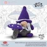 KNITTY CRITTERS - Pocket Gnome - Purple