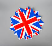 25 Union Jack Napkins Party Tableware Kings Birthday Royal Events Decor Street