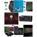 PACK SPIRIT OF GAMER PRO-MK5 RGB + SOURIS SPIRIT 6400 DPI LEDS RGB + TAPIS Skull Spirit