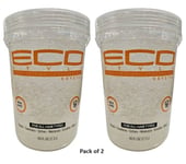 2 X ECO Style Professional Styling Gel Krystal Maximum Hold 80 Oz/ 2.3L