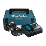 Makita - Chargeur et batterie 18V 2x3Ah Li-Ion avec coffret - 197952-5