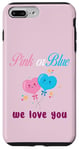 Coque pour iPhone 7 Plus/8 Plus Ballons roses ou bleus