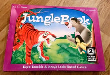 VINTAGE 1989 JUNGLE BOOK BOARD GAME TIGER TROUBLE JUNGLE LUDO 2 IN 1 NEW UNUSED