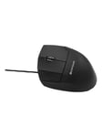 Contour Unimouse - mouse - USB-C - black - Mus - Optisk - 7 knapper - Sort