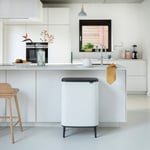 Brabantia Bo Touch 60 Litre White Bin