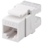 CAT 6 KeyStone RJ45 Jack, UTP ikke avskjermet, 250 MHz,