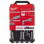 Milwaukee 28 Piece 1/4 inch Drive Metric Ratchet & Socket Set in PACKOUT Case