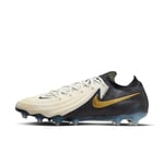 Nike Homme Phantom Gx II Elite AG-Pro Chaussures de Football, Pièce en Or Blanc et Noir MTLC, 36 EU