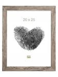 Deknudt Frames S45RH7 Cadre Photo Moulure Bloc Bois Gris/Beige 20 x 25 cm