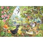 The House of Puzzles - Dawn Chorus Jigsaw - 1000 Piece Jigsaws For Adults, Artist Illustrated, Scenic Landscape, Deluxe Puzzle Gifts