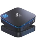 Mini PC NIPOGI-AK1 Pro, Intel 11th Gen N5105 (jusqu’à 2,9 GHz), 8 Go de RAM 256 Go M.2 SSD, Windows 11 Home, Support 4K UHD, double Wi-Fi, BT 4.2, Noir