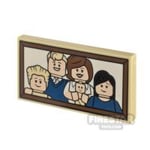 Printed Tile 2x4 Parr Family Photo