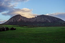 Dawn on Isla de Pascua Rapa Nui Easter Island