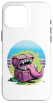 iPhone 16 Pro Max Monster chest sharp teeth long tongue horror fantasy monster Case