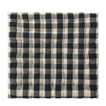 Åhléns Home Sittdyna med tuftningar GINGHAM 40x40 cm Svart