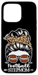 iPhone 15 Pro Max Football Stepmom Messy Bun Hair Football Player Stepmom Case