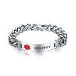 Epilepsi - Medicinsk Nödsituation, ID-armband EPILEPSY