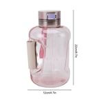 (Pink)1.5L Hydrogen Water Bottle Large Capacity Portable Hydrogen Water