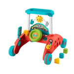 Fisher-Price Trotteur à 2 côtés, Rythme Stable et Réguliertrotteur interactif inspiré des voitures, Version: Anglais, UK; Italien; Portuguese; Espagnol, Castillan, HJP46