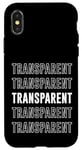 Coque pour iPhone X/XS Transparente