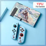 19 söpö sarjakuva japanilainen anime-kotelo Nintendo Switch NS Joy Con -ohjaimelle Kawaii pehmeä TPU silikonisuojakotelo -tarvikkeet