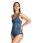 arena Maillot de Bain Bodylift Cleopatra Bonnet B pour Femme, Bleu (Denim), 40