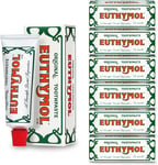 Euthymol Original Toothpaste 75ml x 6, Fluoride Free, Anti-Plaque, Cavity Teeth