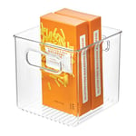 InterDesign, Conteneur de stockage pour cuisine, cellier, réfrigérateur, congélateur - Cube, Transparent